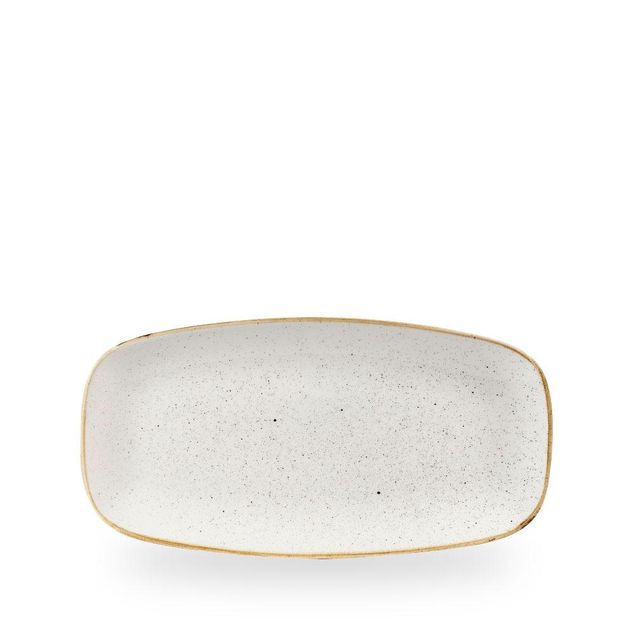 Stonecast Barley White Chefs Oblong Tallerken 29.8 X 15.3Cm