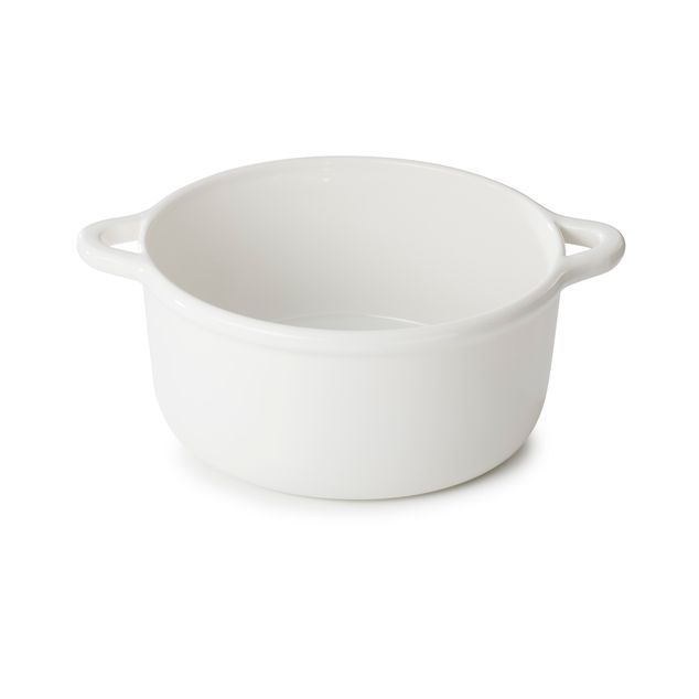 Bombance Round Cocotte 26Cm Oven Without Lid Alabaster White
