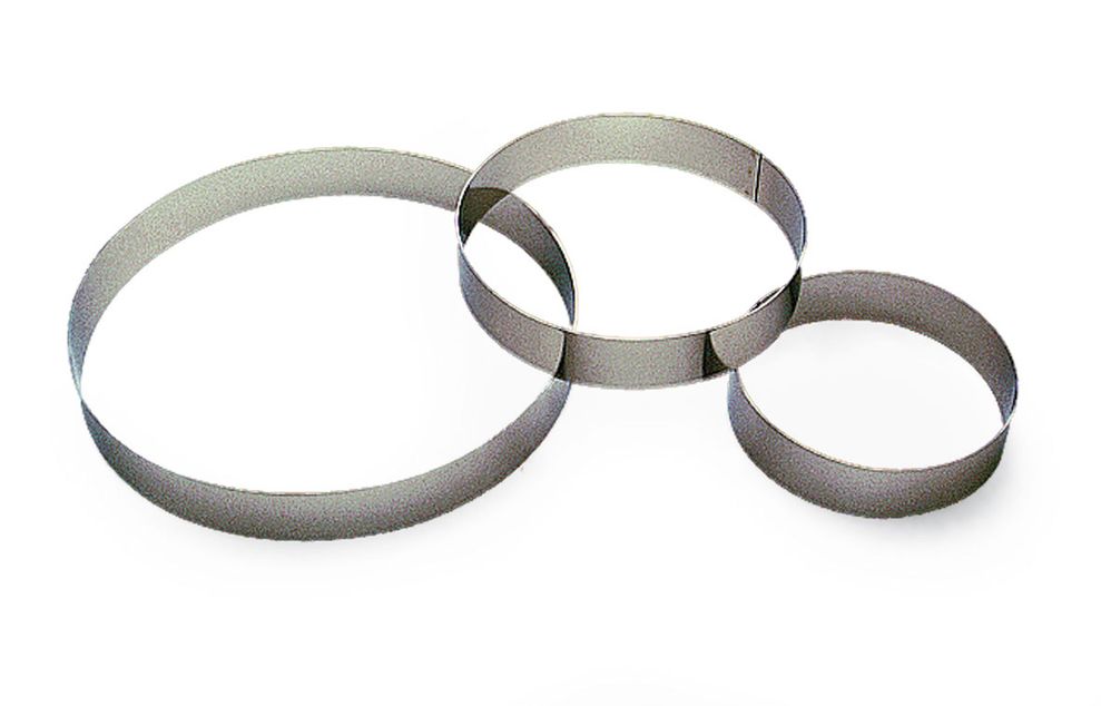 GOBEL St/st custard ring - Thickness 10/10th - Ø260 mm h35 mm