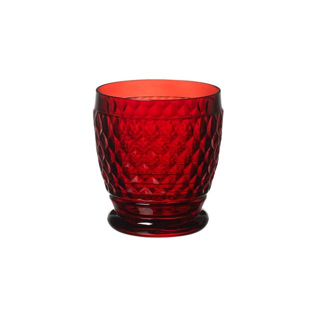 Boston coloured Tumbler red 95x95x100mm