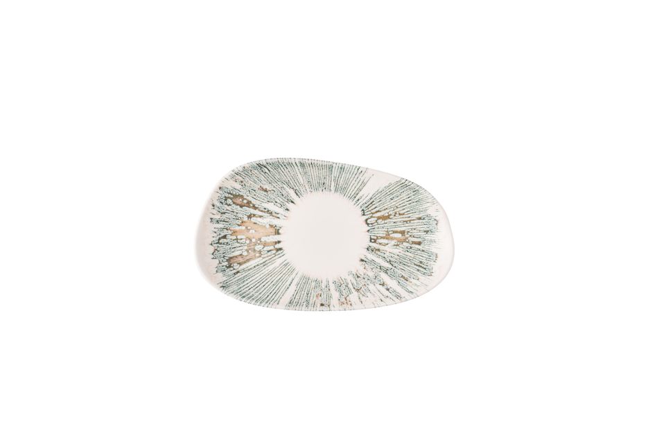 Opal Lyra Pink Opal * Organic Oblong Plate * 22 x 13cm