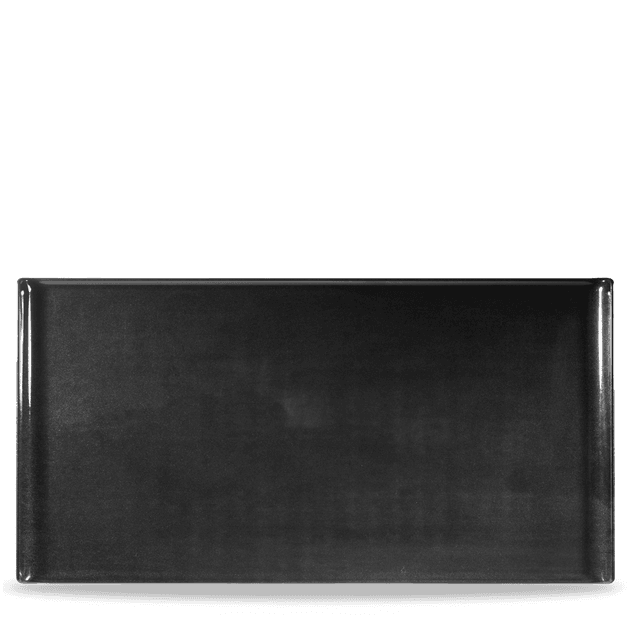 Plastic Rect Blk Melamine Fat 53 X 32.5Cm