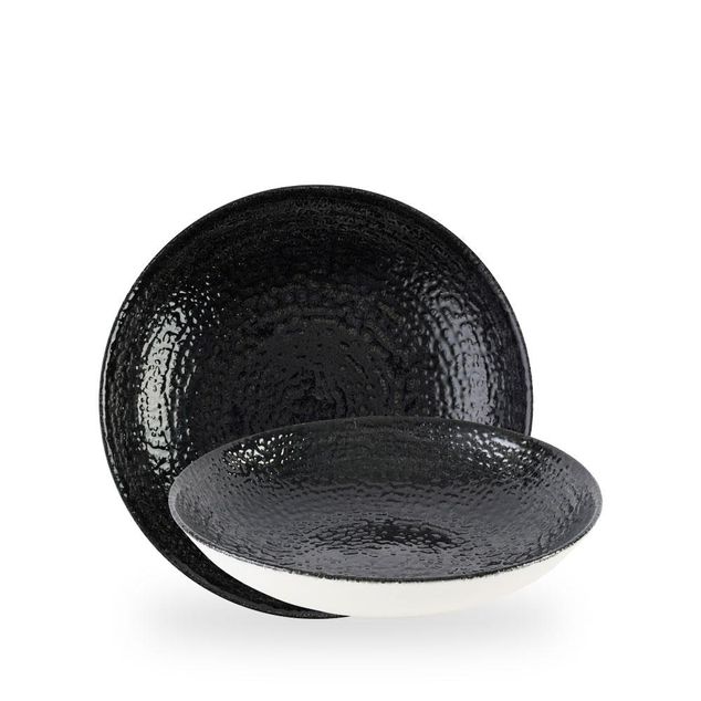 Homespun Chroma Black Evolve Coupe Bowl 24,8cm 113,6cl