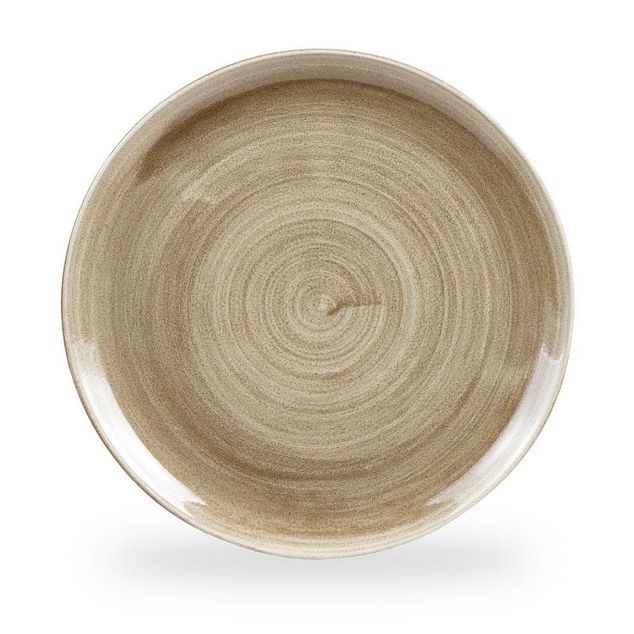 Stonecast Patina Antique Taupe Coupe Evolve Tallerken 32.4Cm