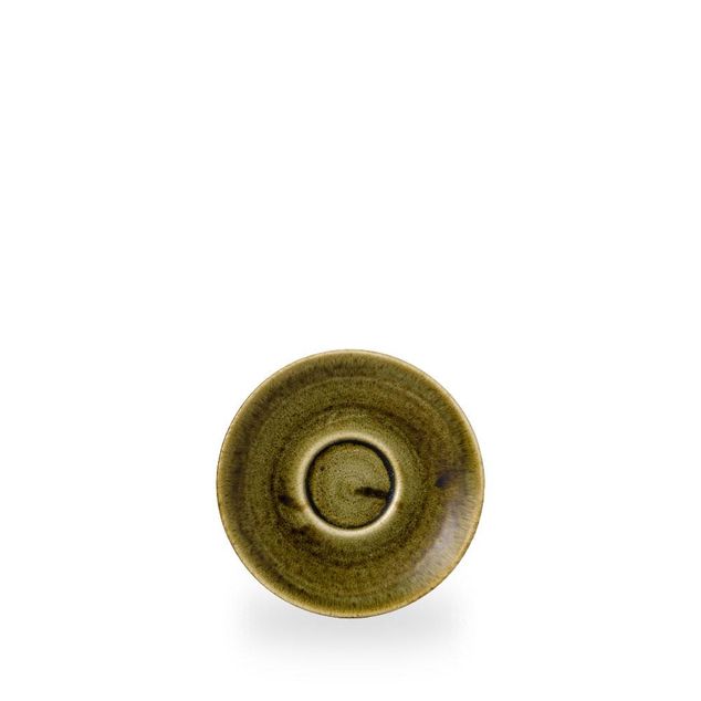 Stonecast Plume Olive Cappuccino Saucer 15.6Cm