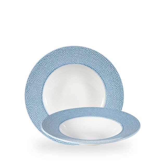 Isla Spinwash Ocean Blue Wide Rim Bolle 24Cm