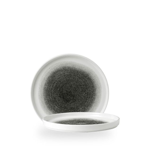 Raku Quartz Black Walled Tallerken 21Cm