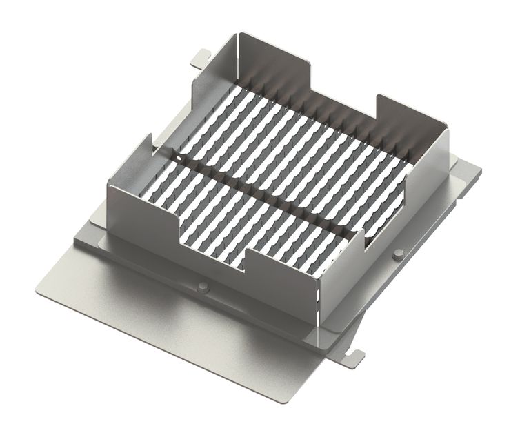 Louis Tellier Blade bloc for lettuce cuttter (ref CSAL) - 12 x 100 mm