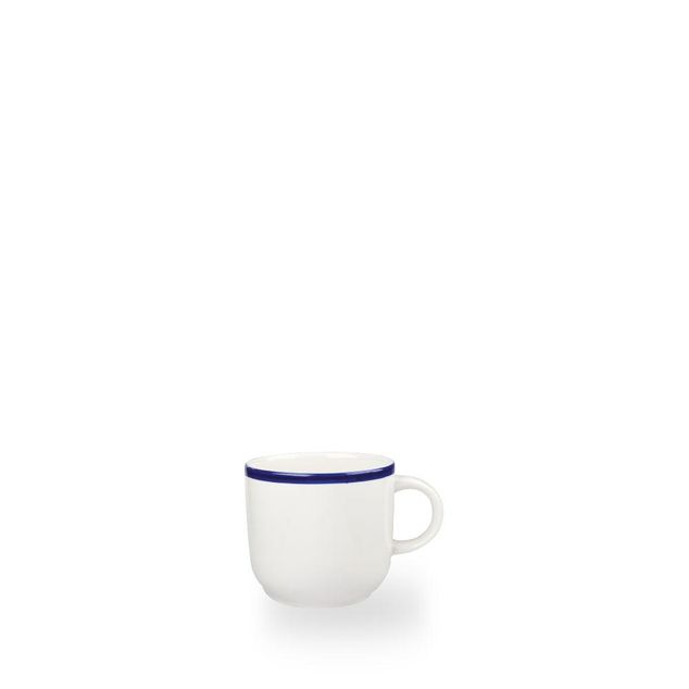 Retro Blue Kopp 34Cl H: 8.5Cm