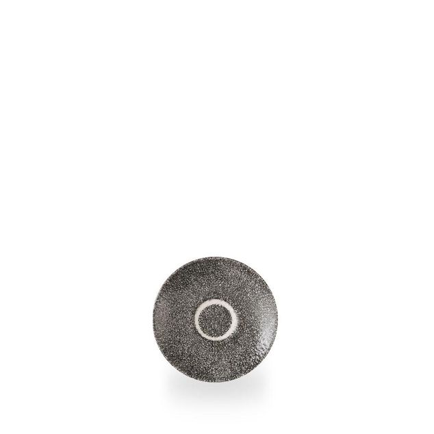 Raku Quartz Black Espresso Saucer 11.8cm