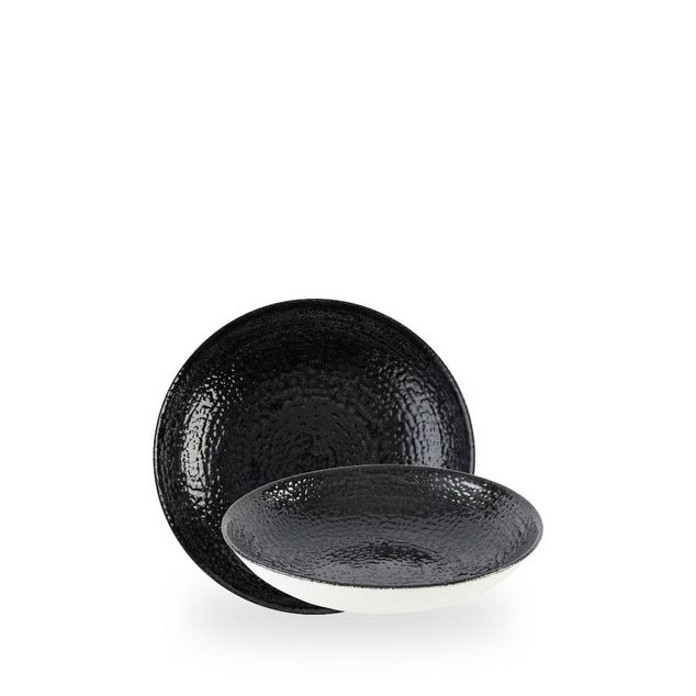 Homespun Chroma Black Coupe Bowl 18,2cm 42,6cl