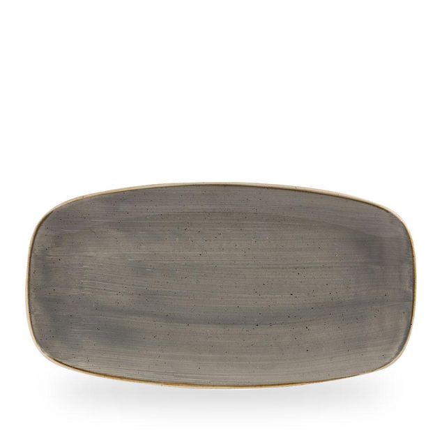 Stonecast Grey Chefs Oblong Tallerken 35.5 X 18.9Cm