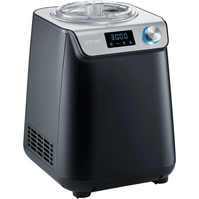 Severin Iskremmaskin m.kompressor 135w 1,2 liter Matt svart