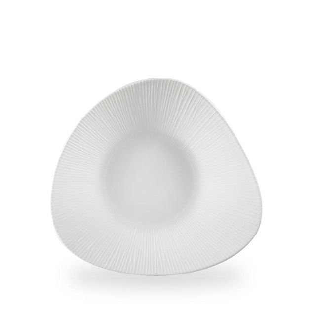 Bamboo Triangle Shallow Bolle 27.2 X 26.7Cm