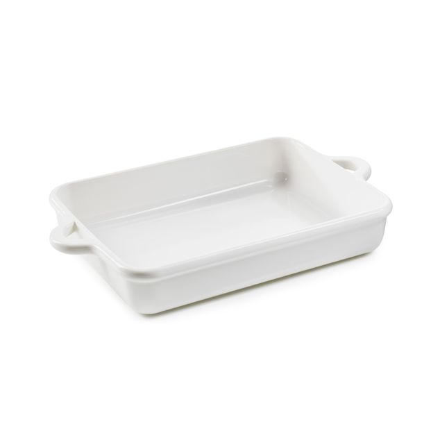 Bombance Rectangular Dish 34Cm Oven Alabaster White