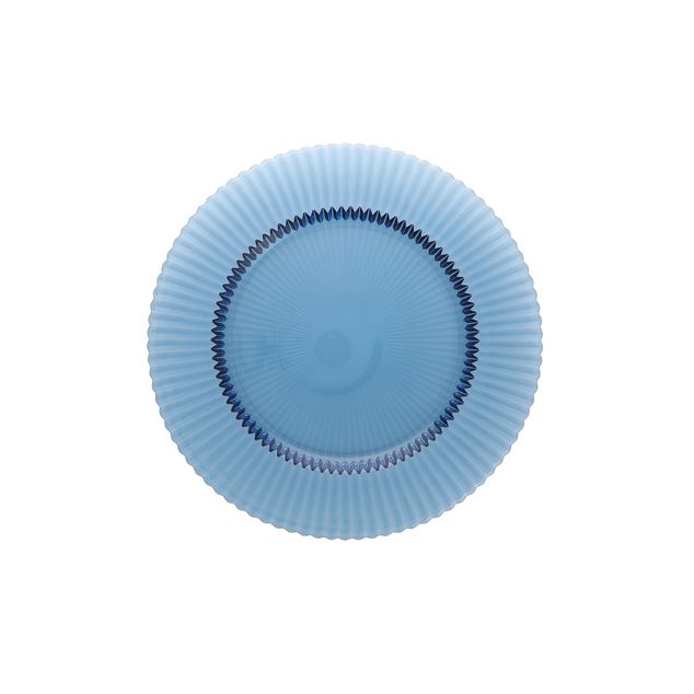 ARCHIE Glass Plate flat 27cm cornflower (4)
