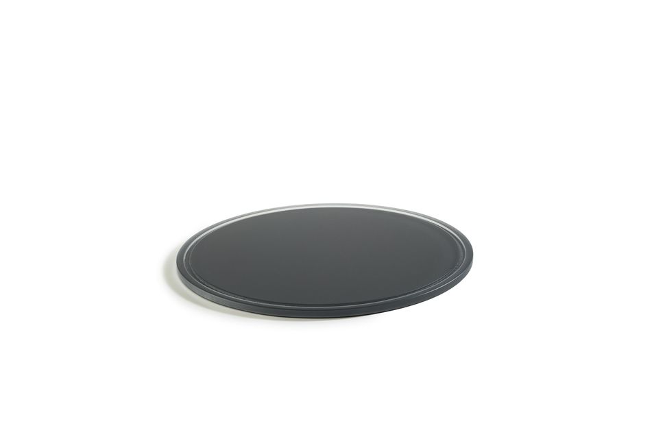 Rund Fat 33cm W/Groove For Cloche Nacryl Anthracite