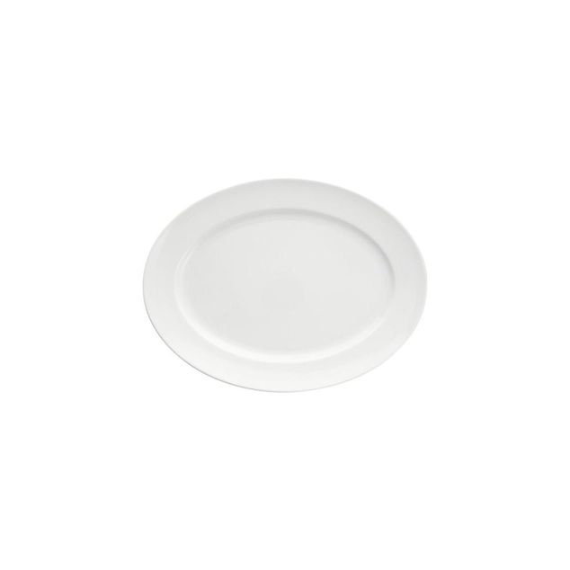 SNOW Platter with rim oval 36cm - H:30cm