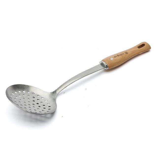 Skimmer Stainless Steel Wooden Bbois Handle