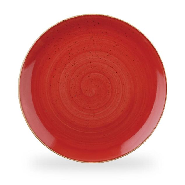 Stonecast Berry Red Coupe Evolve Tallerken 32.4Cm