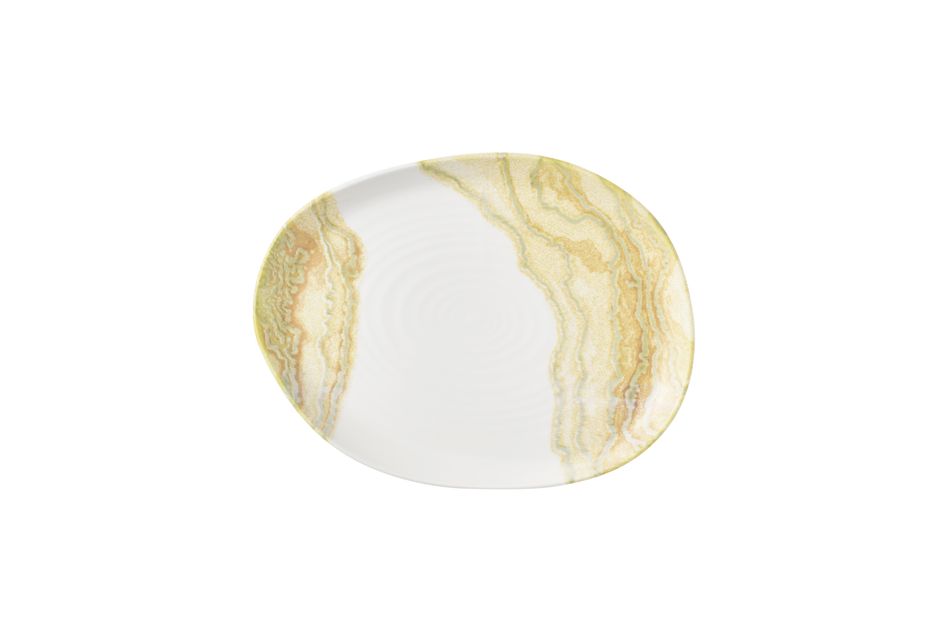 Inked Tide Gold * Natural Oblong * 26 x 20cm