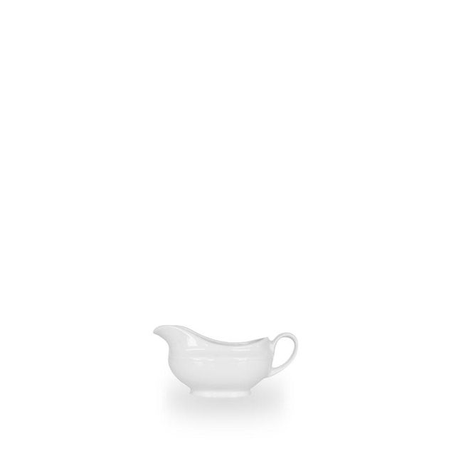 White Mini Saus Boat 11.2Cl H: 6.5Cm