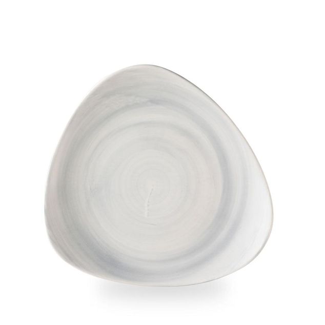 Stonecast Canvas Grey Lotus Plate 26.5cm