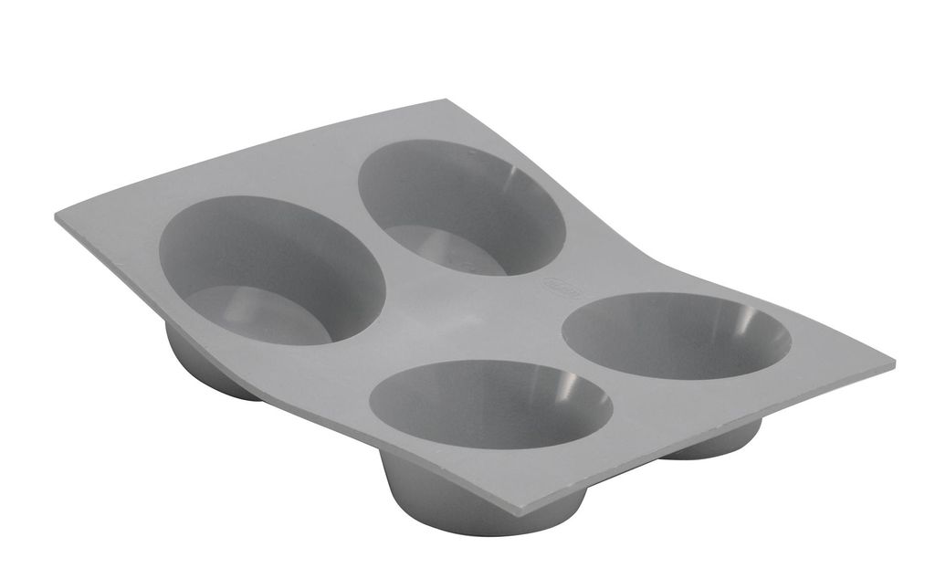 Silicone Mold Elastomoule Muffins / 4 Portions M