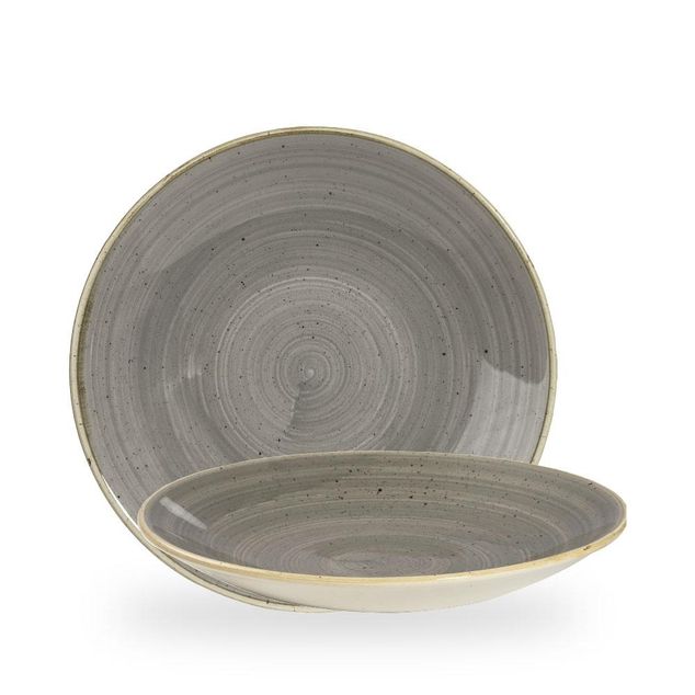 Stonecast Grey Dyp Coupe Tallerken 28.1Cm