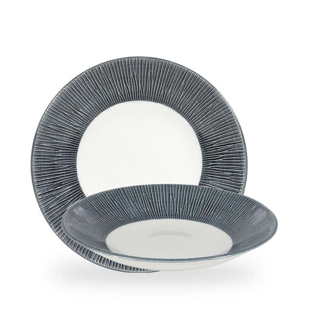Bamboo Spinwash Mist Dyp Coupe Tallerken 28.1 11" H: 3.7Cm