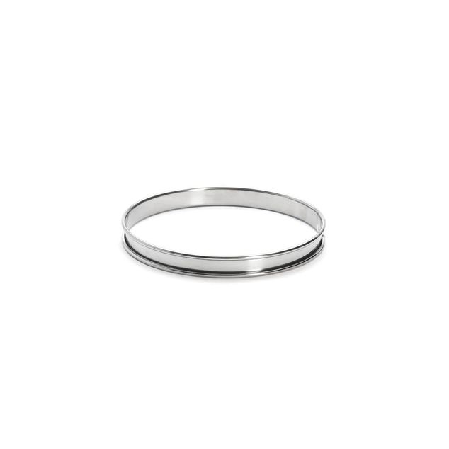 St. Steel Tart Ring, Rolled Edge Ht 2 C