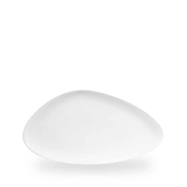 White Triangle Chefs Tallerken 30.4 X 20.5Cm