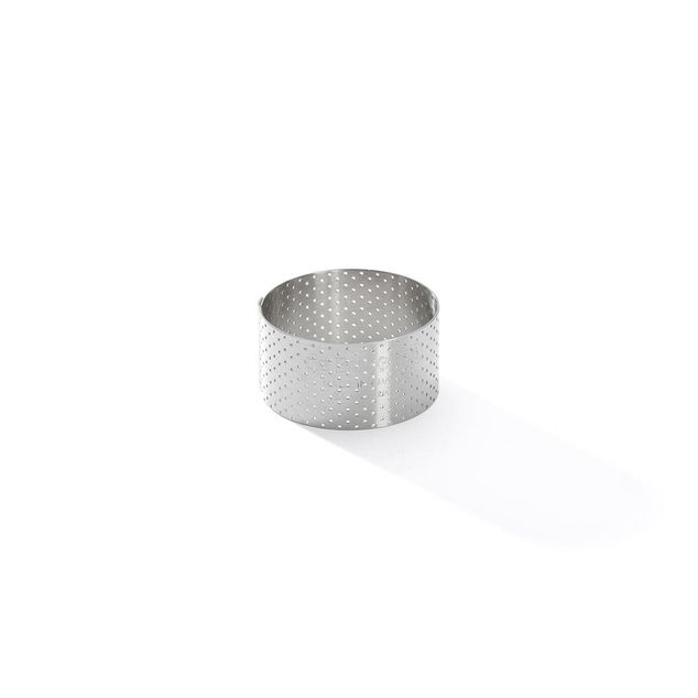 Perforated St-Steel Tart Ring Straight-?5.5 H 3,5