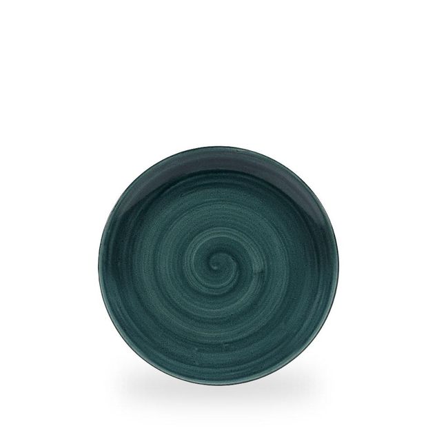 Stonecast Patina Rustic Teal Evolve Coupe Tallerken 21.7Cm