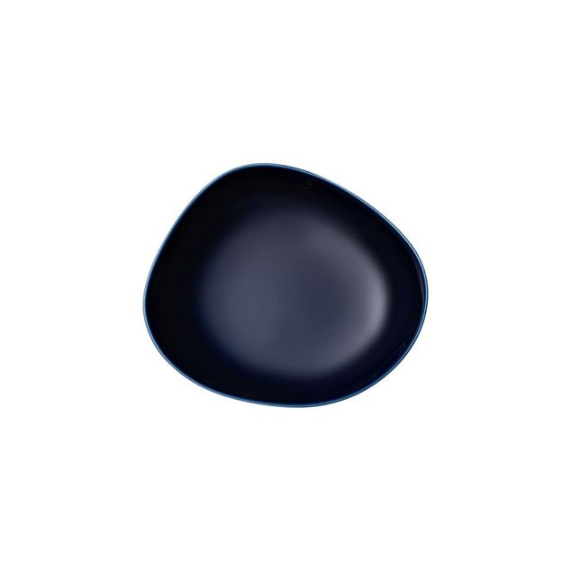 Organic Dark Blue Deep plate 75 cl 18 cm 510g