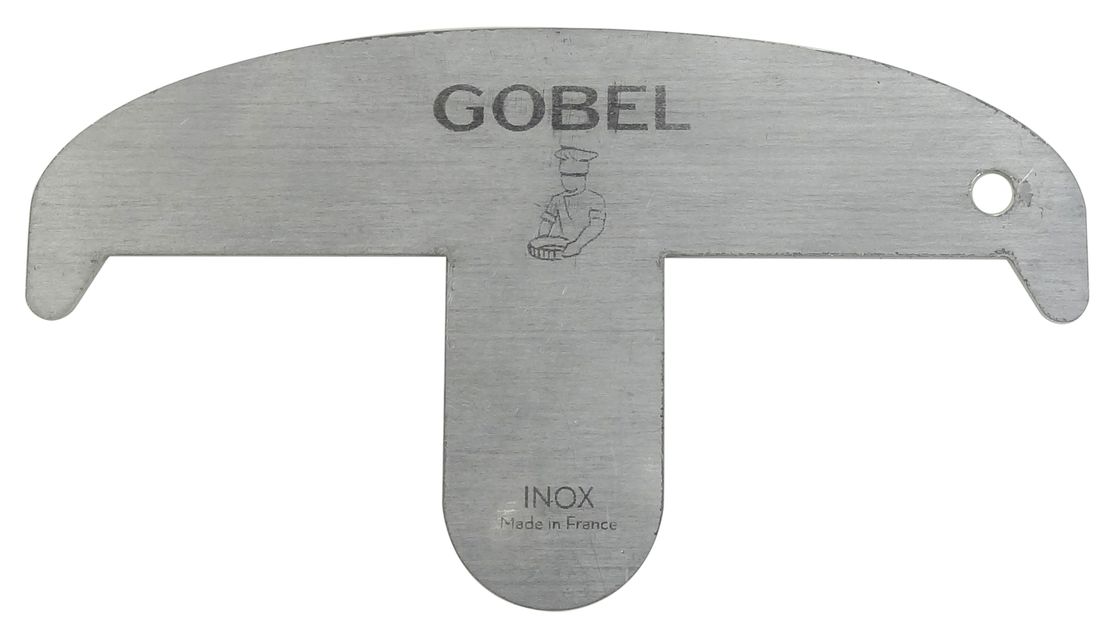 GOBEL St/st log squeegee - 25 x 40 mm