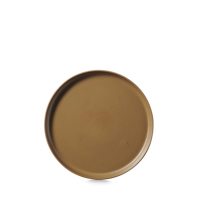 CONTRE JOUR Plate 21cm Mocha brown