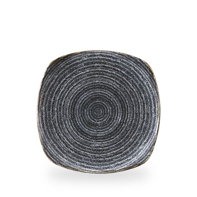 Studio Prints Charcoal Black X Kvadrat Kvadrat Tallerken 25.2Cm