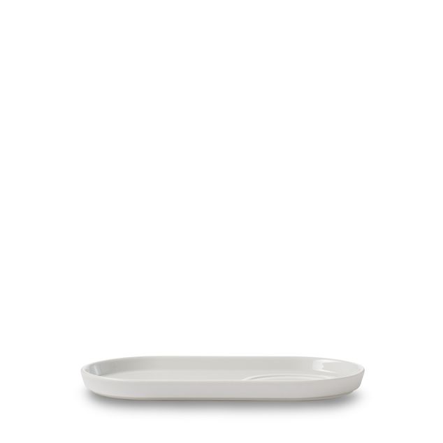 CONTRE JOUR Tea Saucer 19X10cm Alabaster white