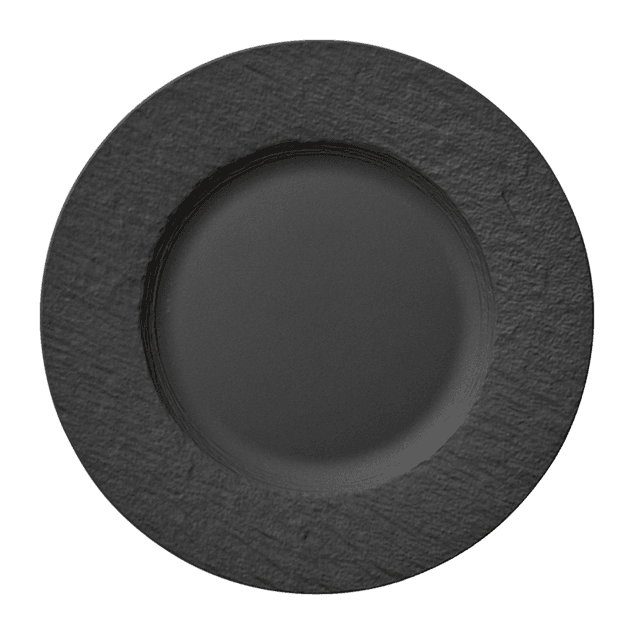 The Rock Black Flate Plate 27Cmø