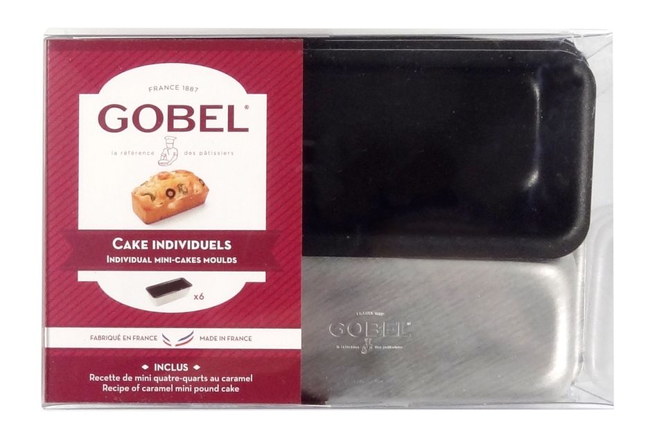GOBEL Box set of 6 single serving cakes 13 x 7 x 8 cm