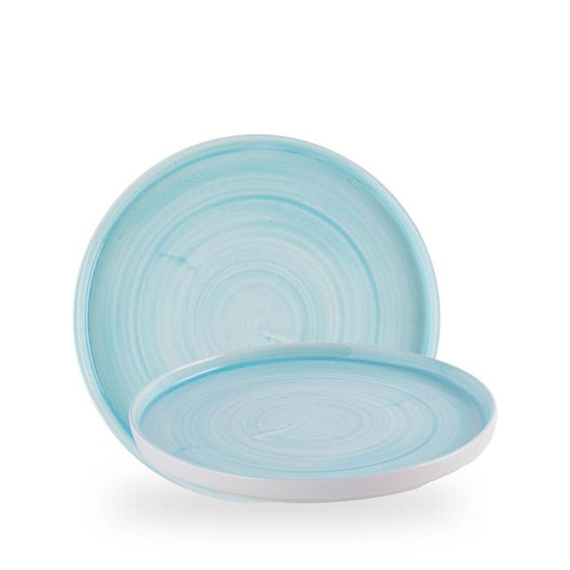 Stonecast Canvas Breeze Walled Plate 26cm