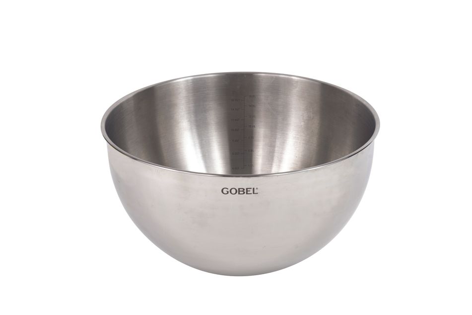 GOBEL Mixing bowl - Ø 40 cm - stainless steel - round bottom