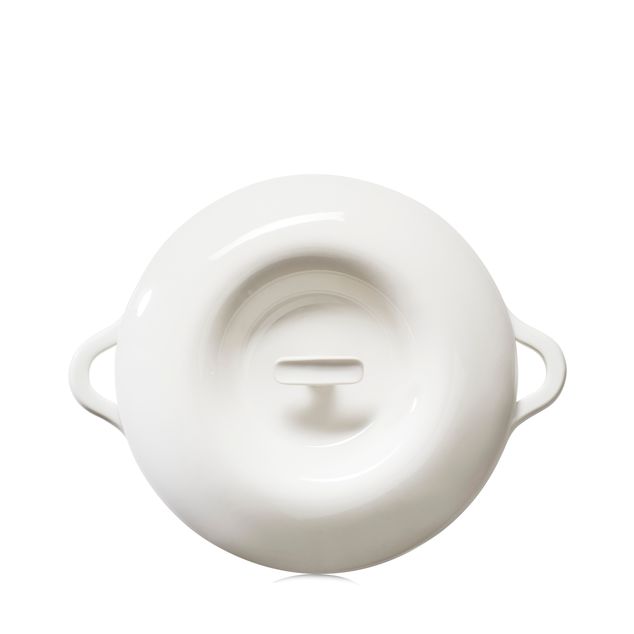 Bombance Porcelain Lid For Cocotte 31Cm Induction Oven Alabaster White