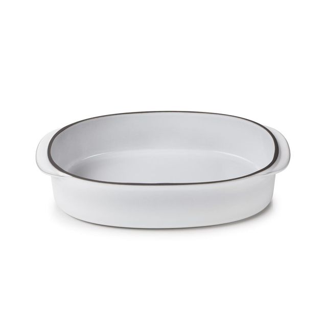 Caractere Rektangulæroblong Ildfast 26X18,5 White Cumulus