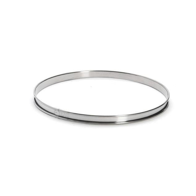 St. Steel Tart Ring, Rolled Edge Ht 2 C