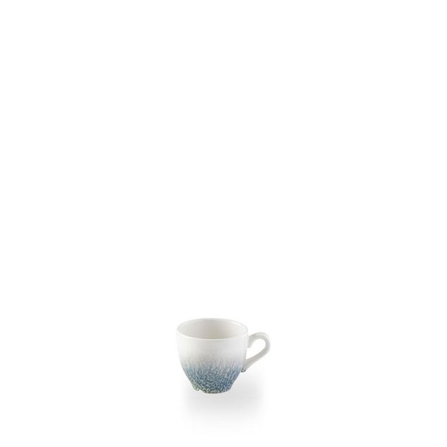 Raku Topaz Blue Espresso Kopp 10Cl H: 5.5Cm