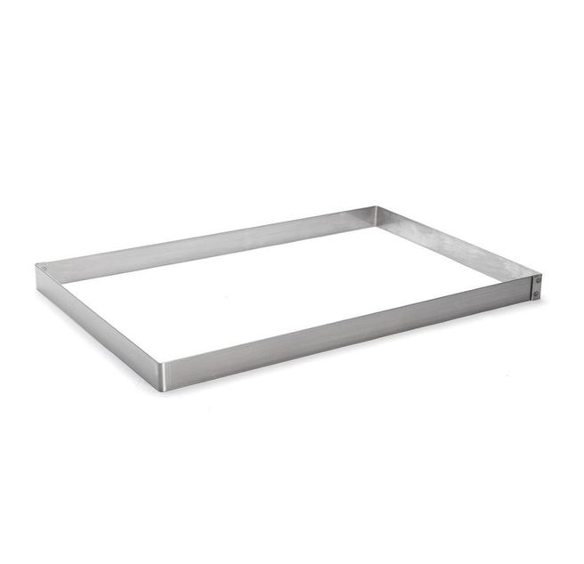 Pastry Frame St. Steel 57X37X3,5 Cm