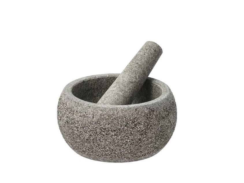 Morter med pistill Dia. 16 x 8 cm Granitt