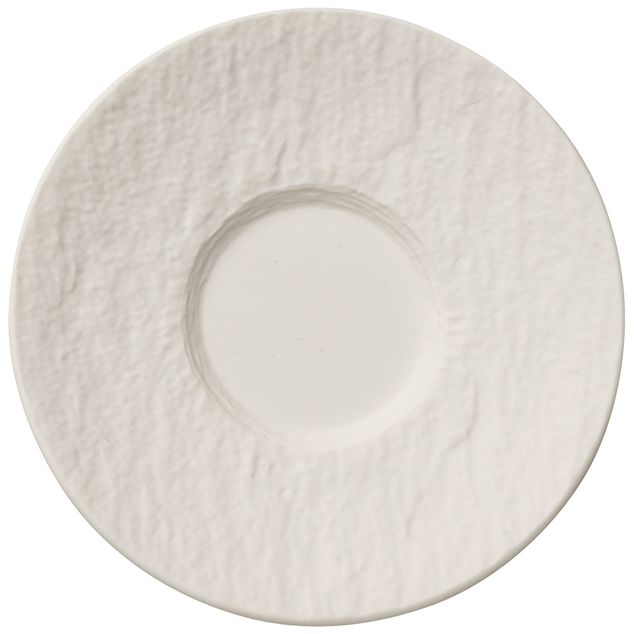 The Rock White Glacier Saucer 120x120x20mm